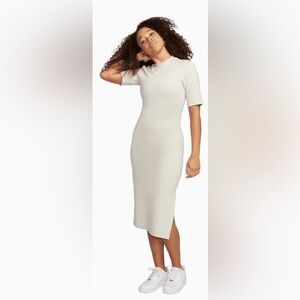 Nike Cream One Shoulder Dress